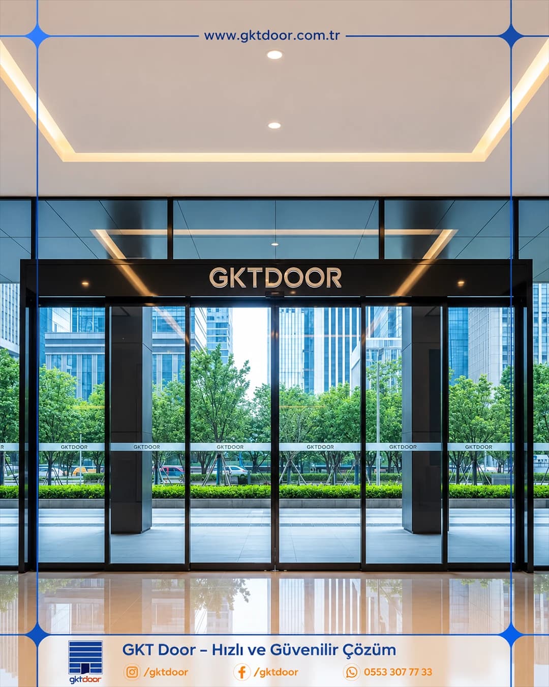 أبواب مدخل المبنى الأوتوماتيكية من GKT Door